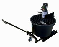 Swinko Mengsysteem Automix 90 1500W €871,20 excl btw - compl. met mixer en verrijdbaar kuip